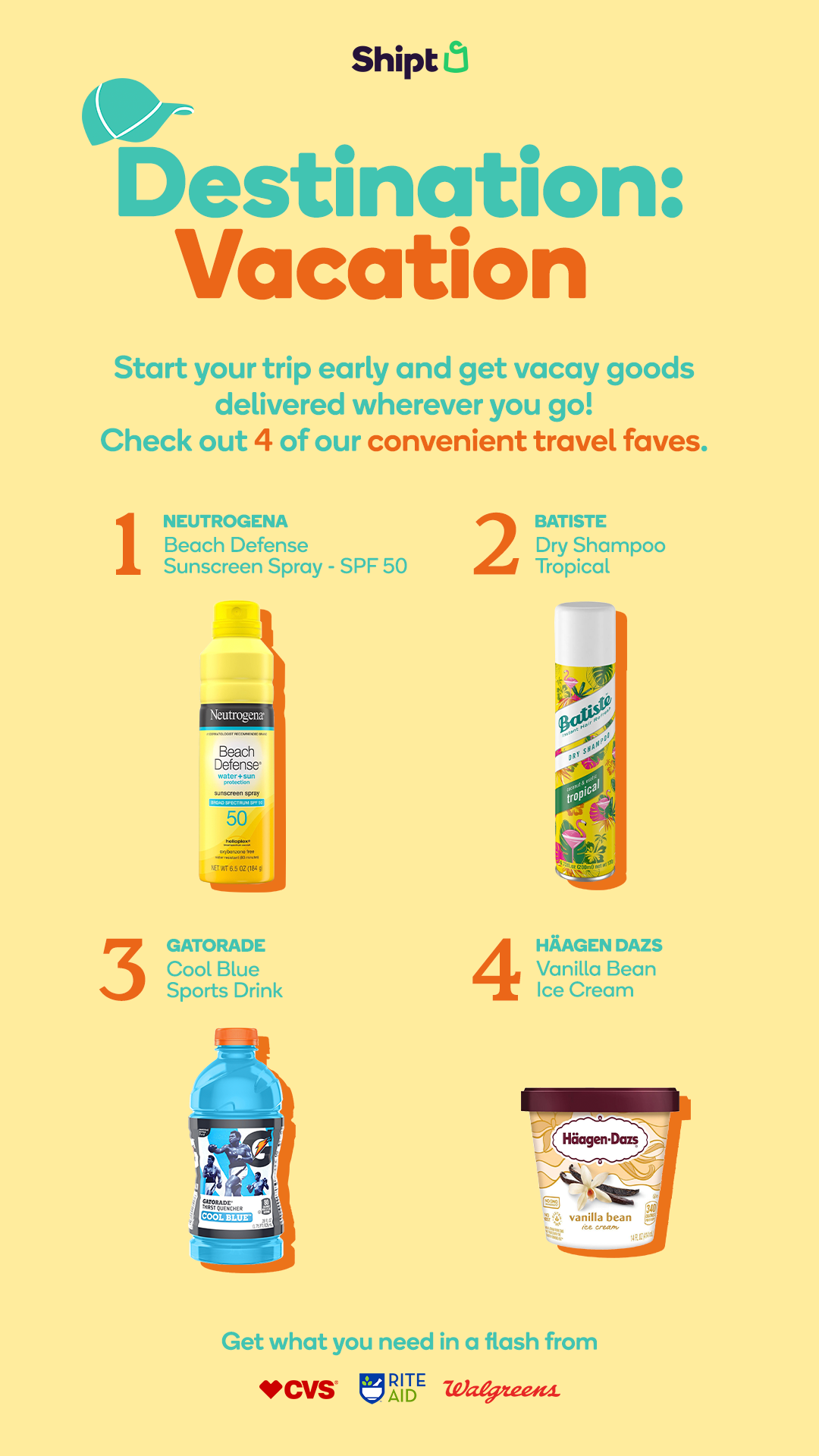 Shipt - Shipt Summer Essentials Travel Guide