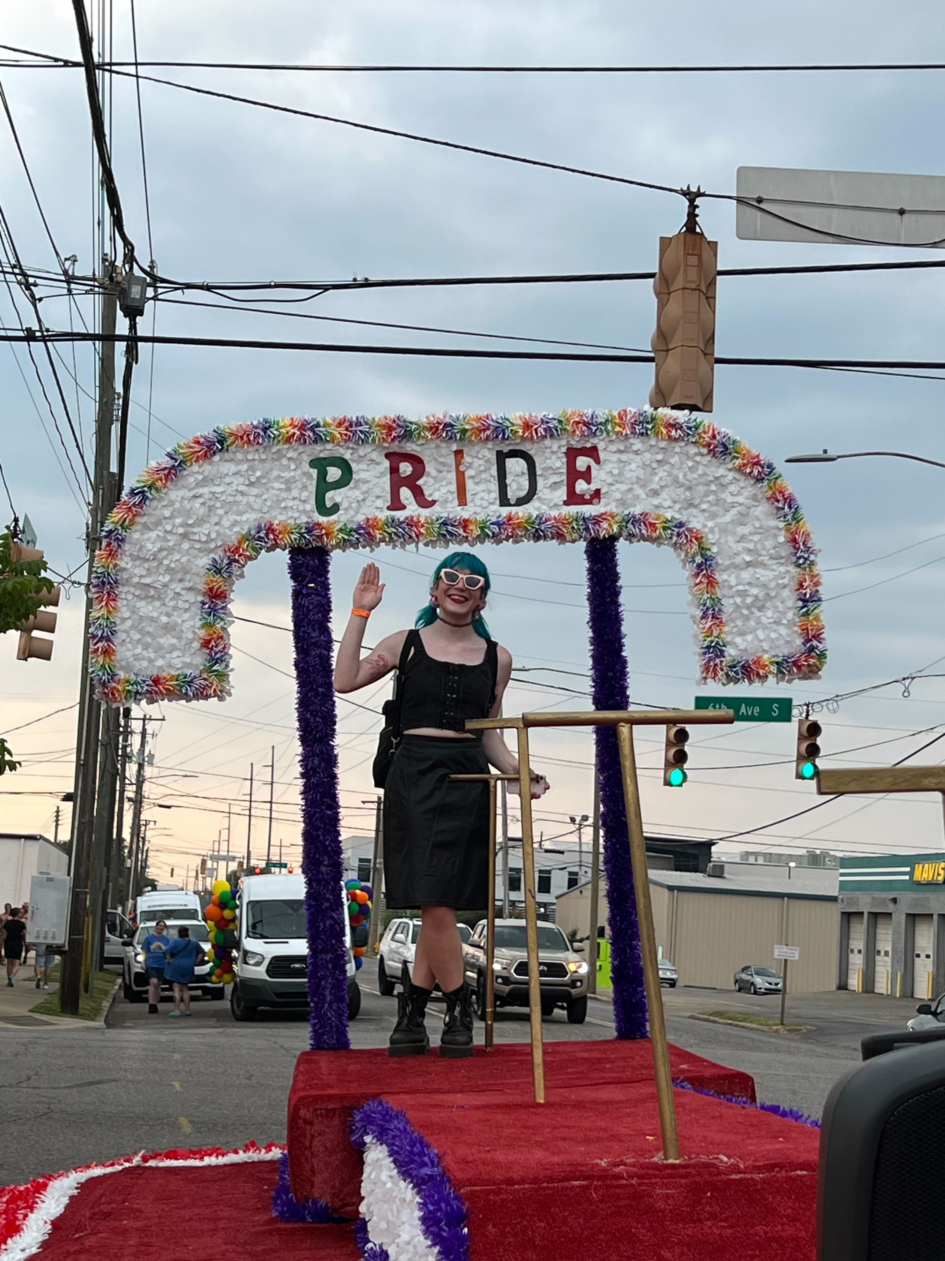 Shipt's float for the Pride Parade